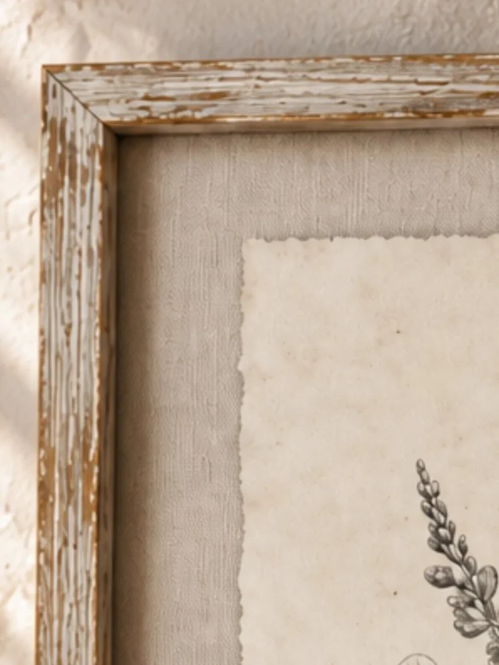 Vintage Framed Haematoxylum Campechianu Botanical Sepia Print Medical Botany Art